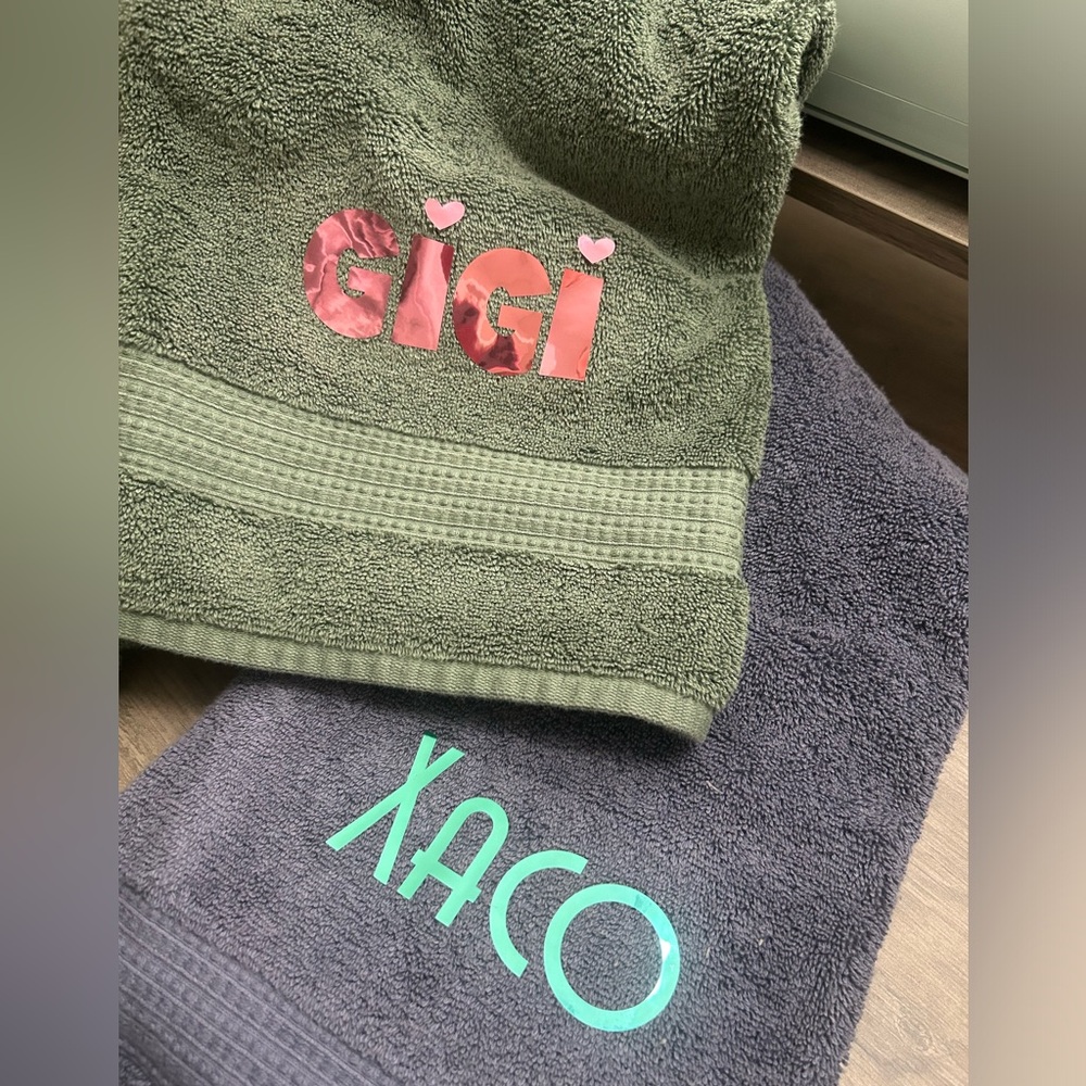 Personalized Towels